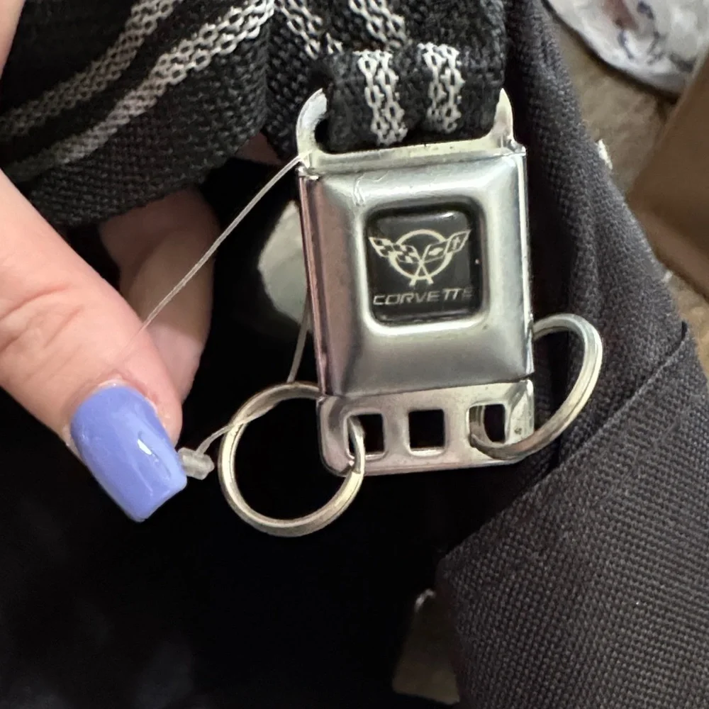 Buckle-Down Corvette GM collectible Briefcase with seatbelt buckles